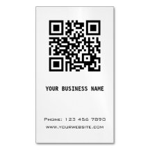Code QR noir et blanc
