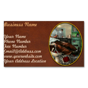 Carte De Visite Magnétique Coiffeur - rasage - le salon de coiffure 1942 de