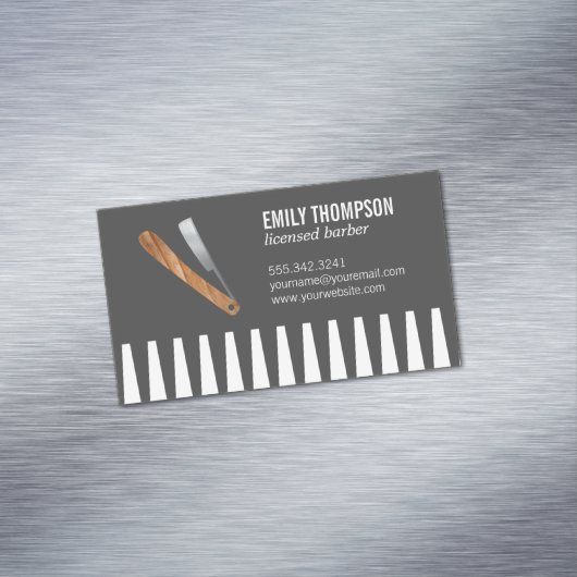 Carte De Visite Magnétique Comb et Razor (In Situ)