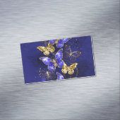 Carte De Visite Magnétique Composition avec les papillons Sapphire (In Situ)