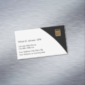 Carte De Visite Magnétique Comptable Classique Thème CPA (In Situ)