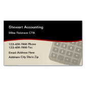 Carte De Visite Magnétique Comptable moderne unique (devant)