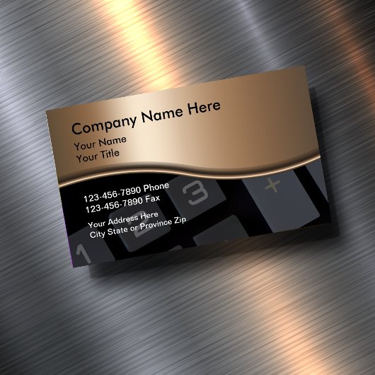Carte De Visite Magnétique Comptable professionnel CPA