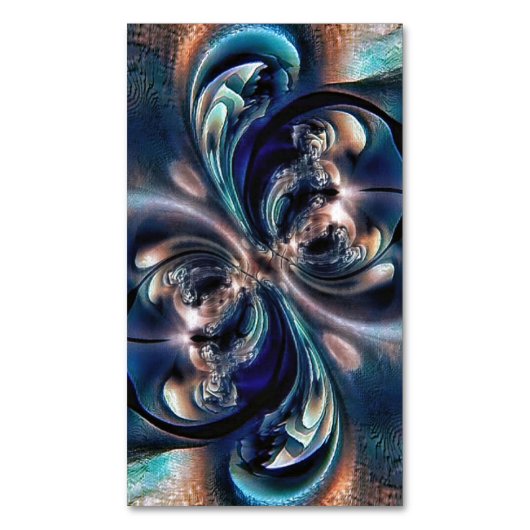 Carte De Visite Magnétique Conception (devant Vertical)