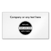 Carte De Visite Magnétique Conception du logo d'entreprise (devant)