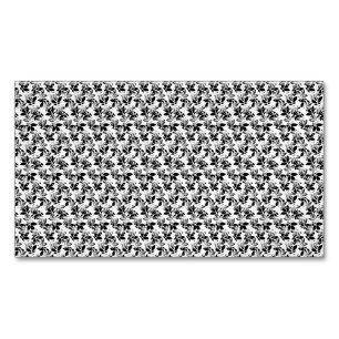 Carte De Visite Magnétique Conception florale Vingt et un