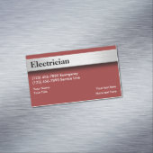 Carte De Visite Magnétique Conception moderne de l'électricien (In Situ)