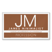 Carte De Visite Magnétique Conception professionnelle moderne et minimale | B (devant)