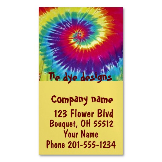 Carte De Visite Magnétique Conceptions d'art (devant Vertical)