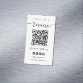 Carte De Visite Magnétique Connectez-vous avec le code QR Us | Laissez-Nous U (In Situ)