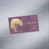 Carte De Visite Magnétique Conseiller personnel de psychologue pourpre de (In Situ)