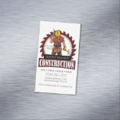 Carte De Visite Magnétique Constructeur de construction professionnelle moder (In Situ)