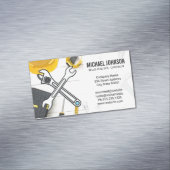 Carte De Visite Magnétique Construction Equipment | Home Repair Hand Tools (In Situ)