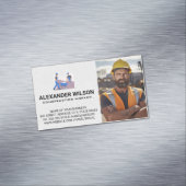 Carte De Visite Magnétique Construction Worker | Home Builders (In Situ)