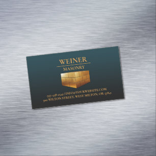 Carte De Visite Magnétique Constructions de maçonnerie