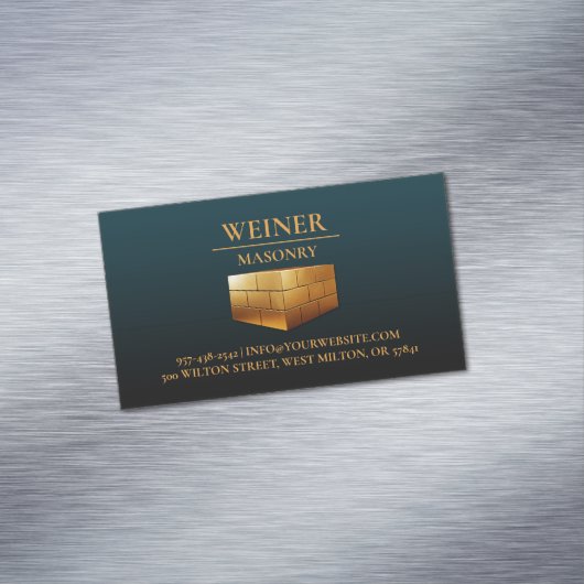 Carte De Visite Magnétique Constructions de maçonnerie (In Situ)