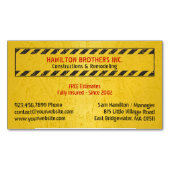 Carte De Visite Magnétique Constructions Handyman (devant)