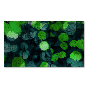 Carte De Visite Magnétique Cool, art unique de motif floral/fleur