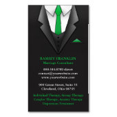 Carte De Visite Magnétique Costume de consultant (devant Vertical)