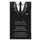 Carte De Visite Magnétique Costume d'homme d'affaires (devant Vertical)