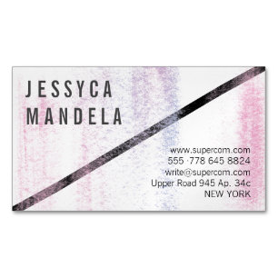 Carte De Visite Magnétique Couleurs Modernes