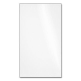 Carte De Visite Magnétique Create Your Own white simple