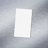Carte De Visite Magnétique Create Your Own white simple (In Situ)