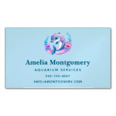 Carte De Visite Magnétique Créature Mer Dauphin Cute (devant)