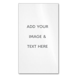 Carte De Visite Magnétique Créez votre propre blanc