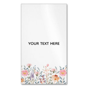 Carte De Visite Magnétique Créez Votre Propre Floral