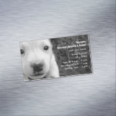 Carte de visite magnétique de chiot de (In Situ)