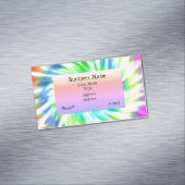 Carte de visite magnétique de colorant de cravate (In Situ)