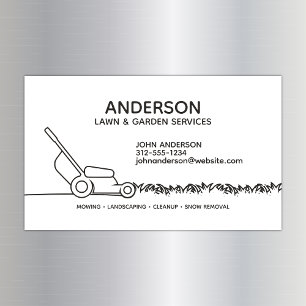 Carte de visite magnétique de nettoyage Home & Off