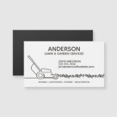 Carte de visite magnétique de nettoyage Home & Off (Devant / Derrière)