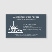 Carte de visite magnétique de nettoyage Home & Off (Devant)