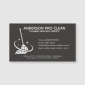 Carte de visite magnétique de nettoyage Home & Off (Devant)