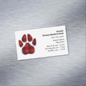 Carte de visite magnétique de plaid de (In Situ)