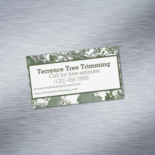 Carte De Visite Magnétique Déclenchement de l'arbre (In Situ)