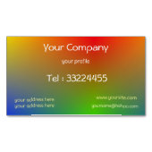 Carte De Visite Magnétique Dégradé rétrograde (devant)