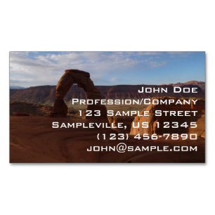 Carte De Visite Magnétique Delicate Arch II au Parc national des Arches