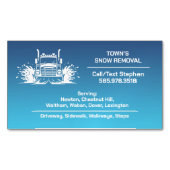 Carte De Visite Magnétique Déneigement (devant)