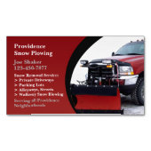Carte De Visite Magnétique Déneigement (devant)