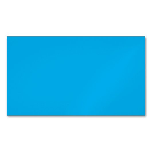 Carte De Visite Magnétique Denim Blue, Fountain Blue, Jellfish, (devant)