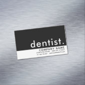 Carte De Visite Magnétique dentiste. Magnétique (In Situ)