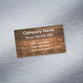 Carte De Visite Magnétique Design Arrière - plan (In Situ)