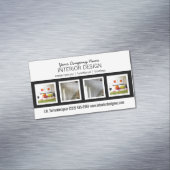 Carte De Visite Magnétique Dessinateur d'intérieurs professionnel audacieux (In Situ)