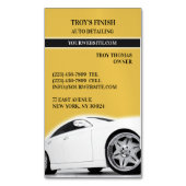 Carte De Visite Magnétique Détail automatique (devant Vertical)