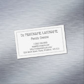 Carte de visite magnétique discret pour dentiste d (In Situ)