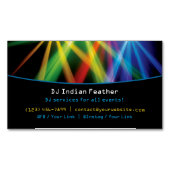 CARTE DE VISITE MAGNÉTIQUE DJ (devant)