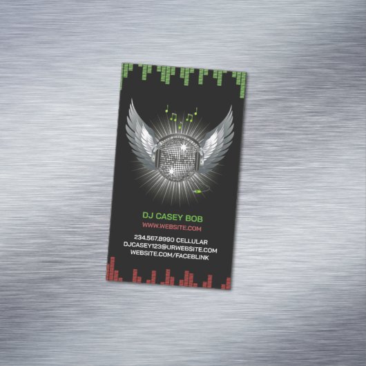 Carte De Visite Magnétique DJ Night Club (In Situ)